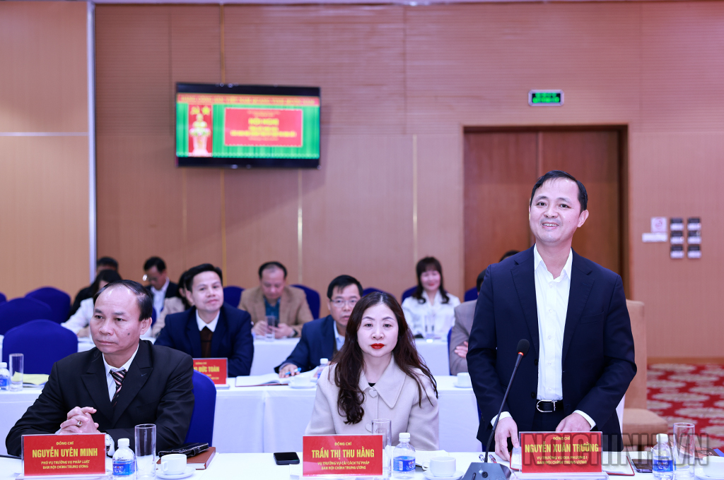 Đồng chí Nguyễn Xuân Trường, Vụ trưởng Vụ Địa phương I, Ban Nội chính Trung ương