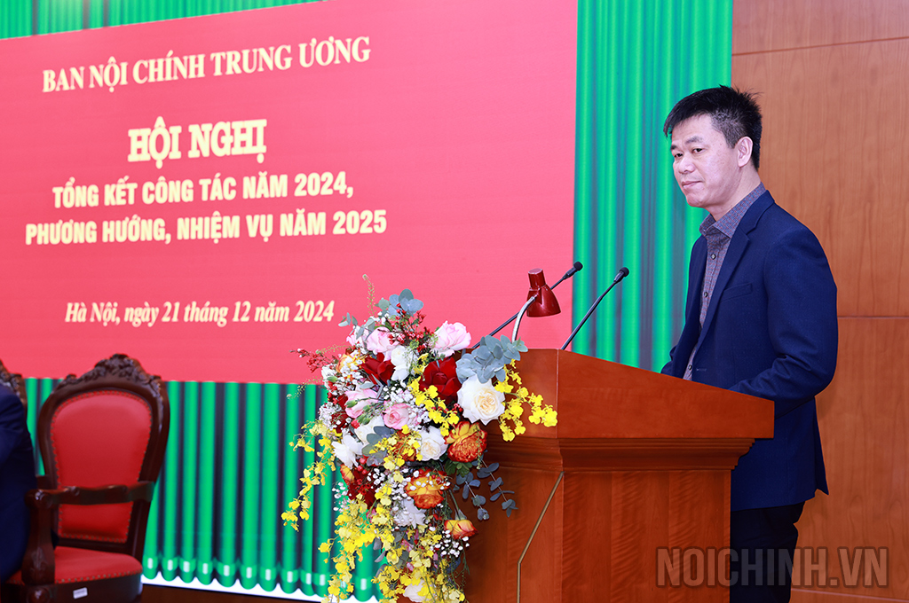 Đồng chí Nguyễn Văn Toàn, Phó Vụ trưởng Vụ Tổ chức cán bộ, Phó Chủ tịch Công đoàn cơ quan