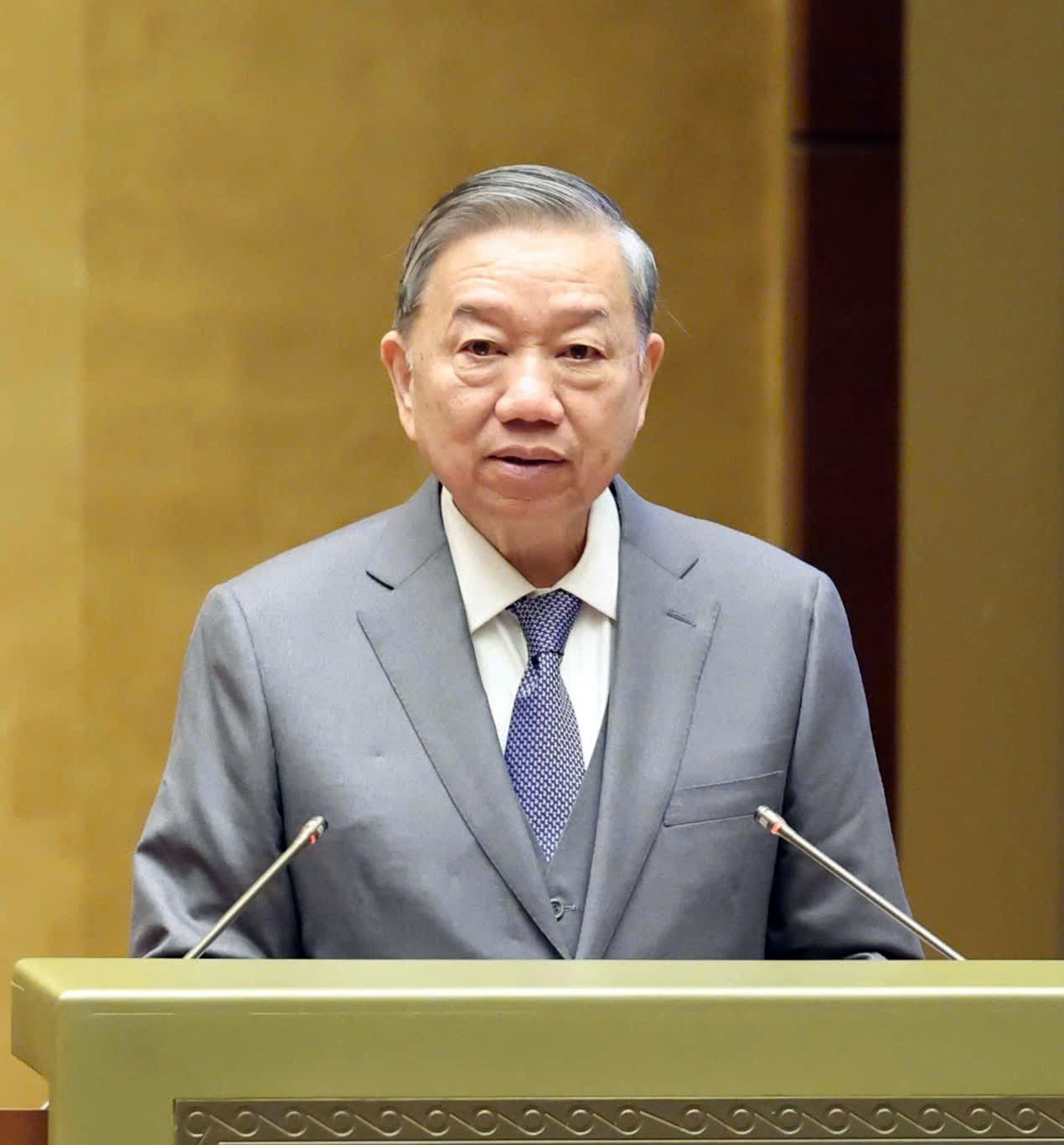 Tổng Bí thư Tô Lâm, Trưởng Ban Chỉ đạo Trung ương về phát triển khoa học, công nghệ, đổi mới sáng tạo và chuyển đổi số phát biểu chỉ đạo phát biểu Kết luận Hội nghị.