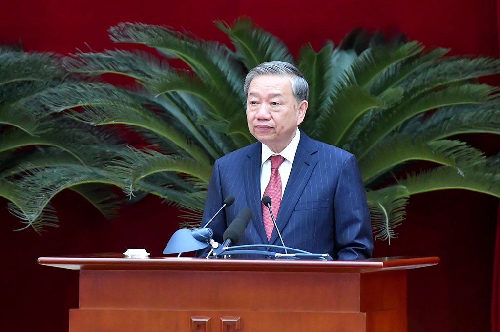 Tổng Bí thư Tô Lâm phát biểu bế mạc Hội nghị