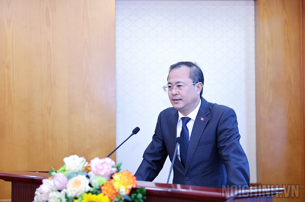 Đồng chí Nguyễn Quang Trường, Phó Vụ trưởng, Thư ký Phó Trưởng ban Thường trực Ban Nội chính Trung ương