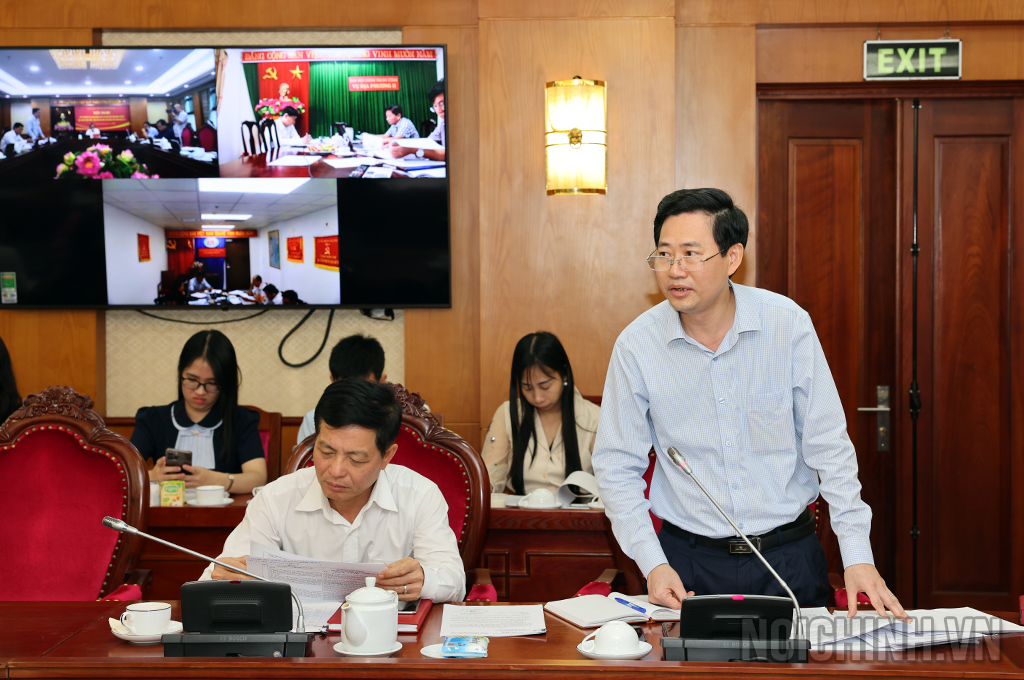 Đồng chí Mai Ngọc Dương, Vụ trưởng Vụ Pháp luật