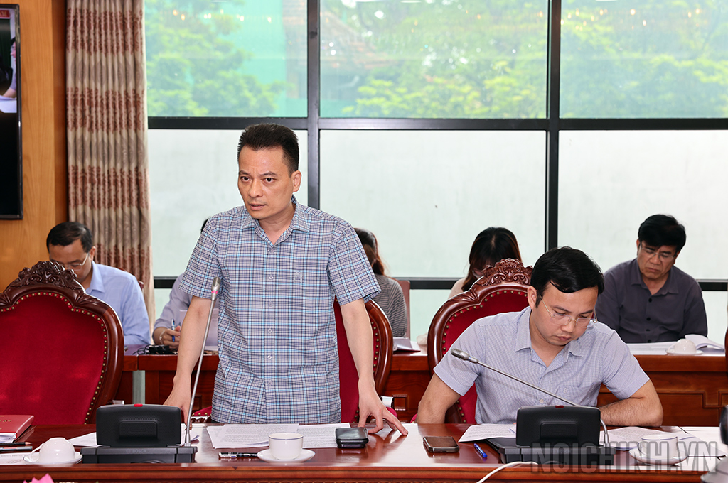 Đồng chí Vũ Việt Phương, Phó Vụ trưởng Vụ Theo dõi công tác phòng, chống tham nhũng, lãng phí, tiêu cực