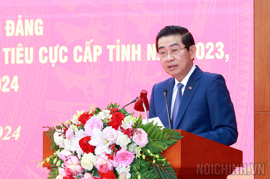 Đồng chí Võ Văn Dũng, Ủy viên Ban Chấp hành Trung ương Đảng, Phó Trưởng Ban Thường trực, Bí thư Đảng ủy Cơ quan Ban Nội chính Trung ương