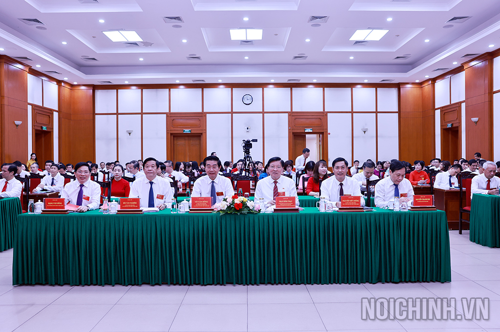 Các đồng chí Lãnh đạo Ban Nội chính Trung ương dự phiên trù bị