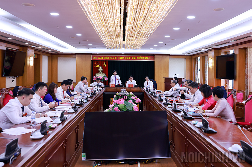 Phiên họp thứ Nhất Ban Chấp hành Đảng bộ Cơ quan Ban Nội chính Trung ương nhiệm kỳ 2025-2030