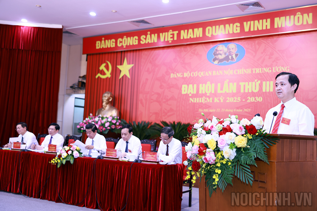 Đồng chí Nguyễn Xuân Trường, Vụ trưởng, Bí thư Chi bộ Vụ Địa phương I