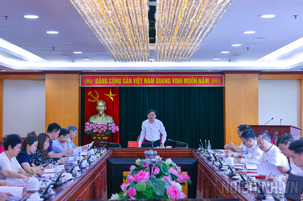 Đồng chí Đặng Văn Dũng, Phó Trưởng Ban, Bí thư Đảng ủy cơ quan Ban Nội chính Trung ương phát biểu kết luận