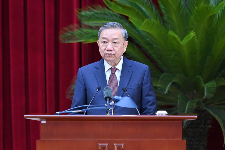 Đồng chí Tổng Bí thư Tô Lâm chủ trì và phát biểu bế mạc Hội nghị