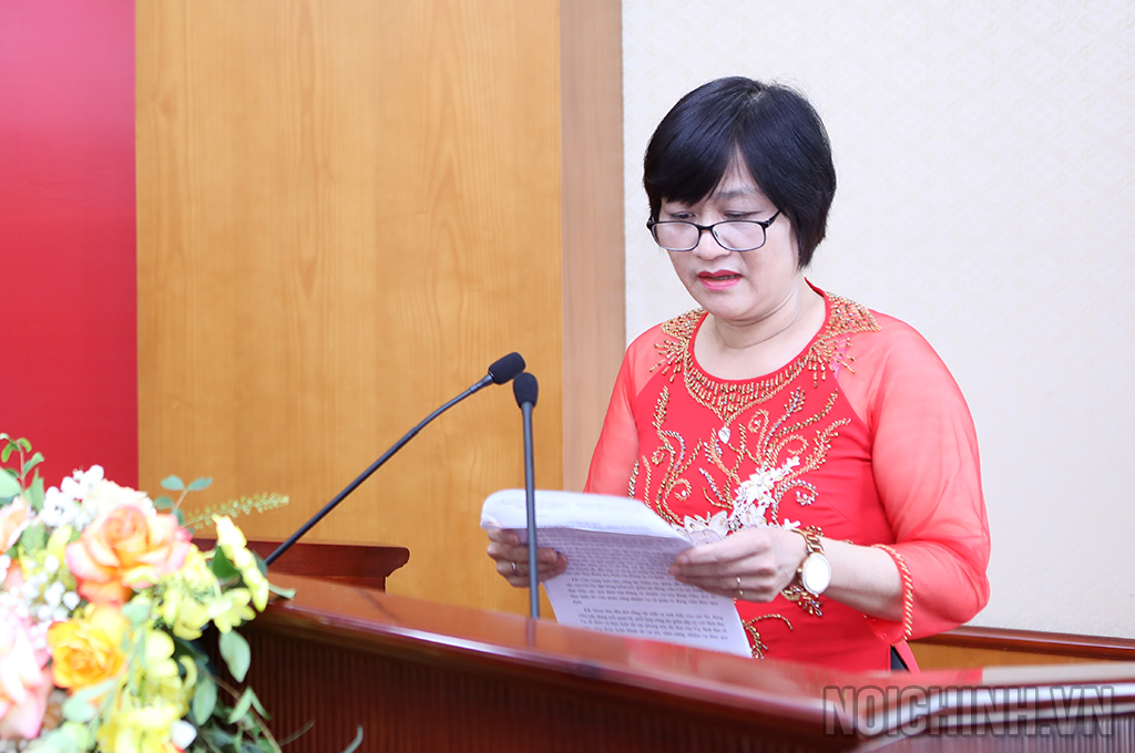 Đồng chí Đào Thị Hoài Thu