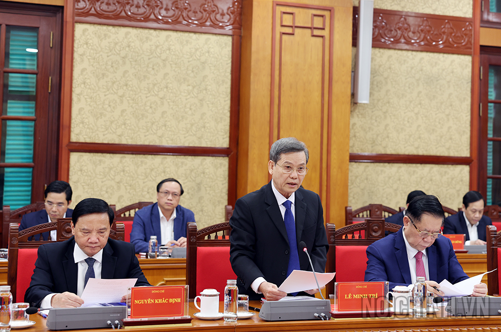 Đồng chí Lê Minh Trí, Bí thư Trung ương Đảng, Phó Trưởng ban Thường trực Ban Nội chính Trung ương