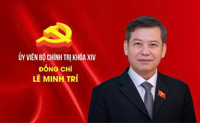 Đồng chí Lê Minh Trí, Bí thư Trung ương Đảng khóa XIII, Phó Trưởng ban Thường trực Ban Nội chính Trung ương được bầu làm Ủy viên Bộ Chính trị khóa XIV