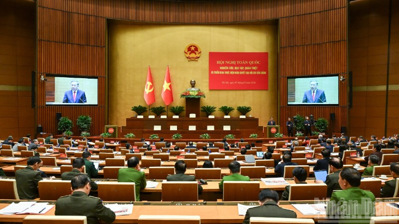 Quang cảnh Hội nghị tại Tòa nhà Quốc hội