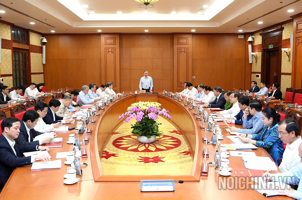 Toàn cảnh buổi làm việc