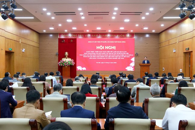 Một Hội nghị của Mặt trận Tổ quốc Việt Nam