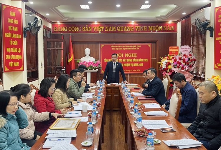 Một Hội nghị của Ban Nội chính Tỉnh ủy Lạng Sơn