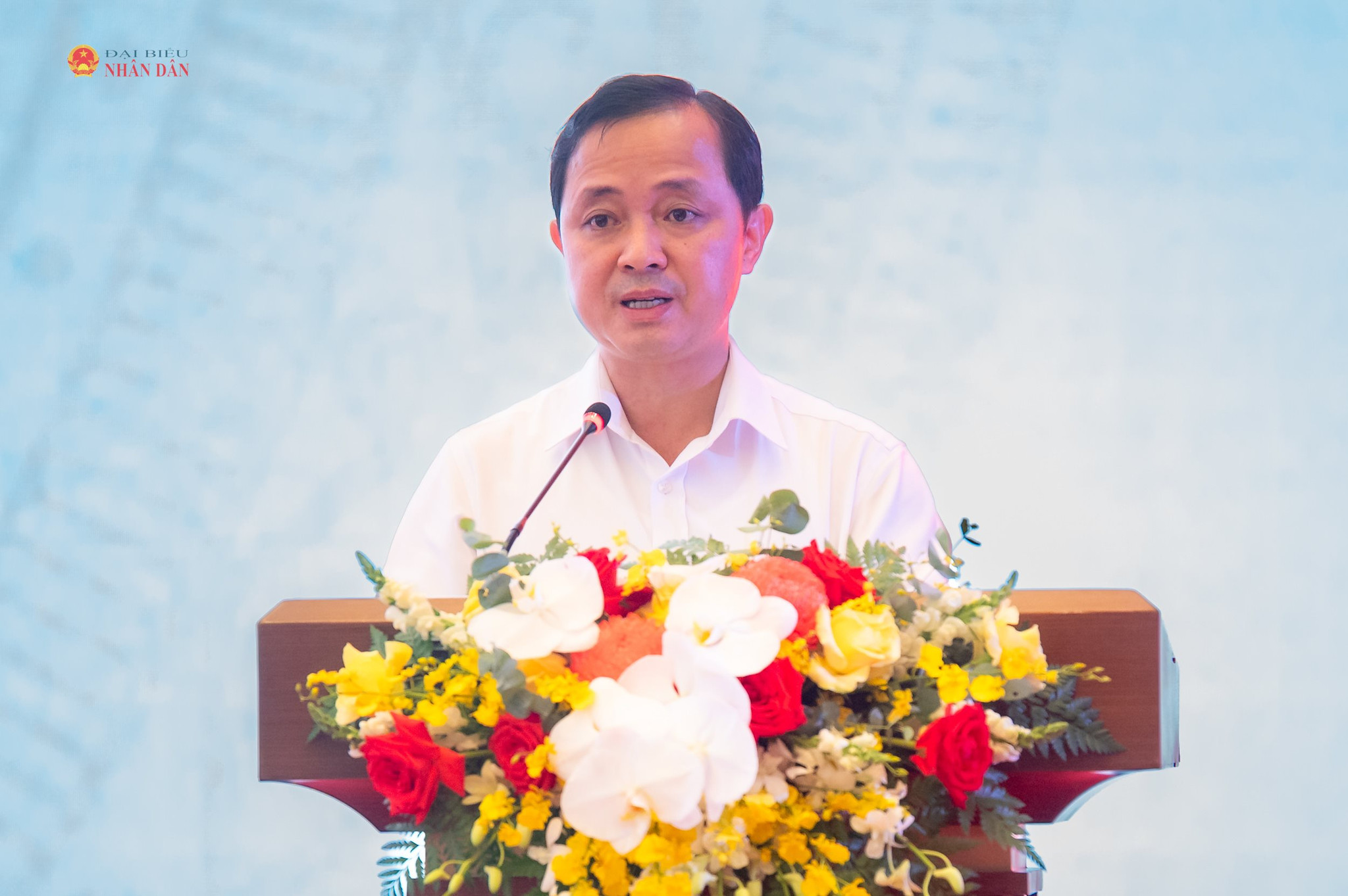 Đồng chí Nguyễn Xuân Trường, Phó Trưởng Ban Nội chính Trung ương phát biểu tại Diễn đàn