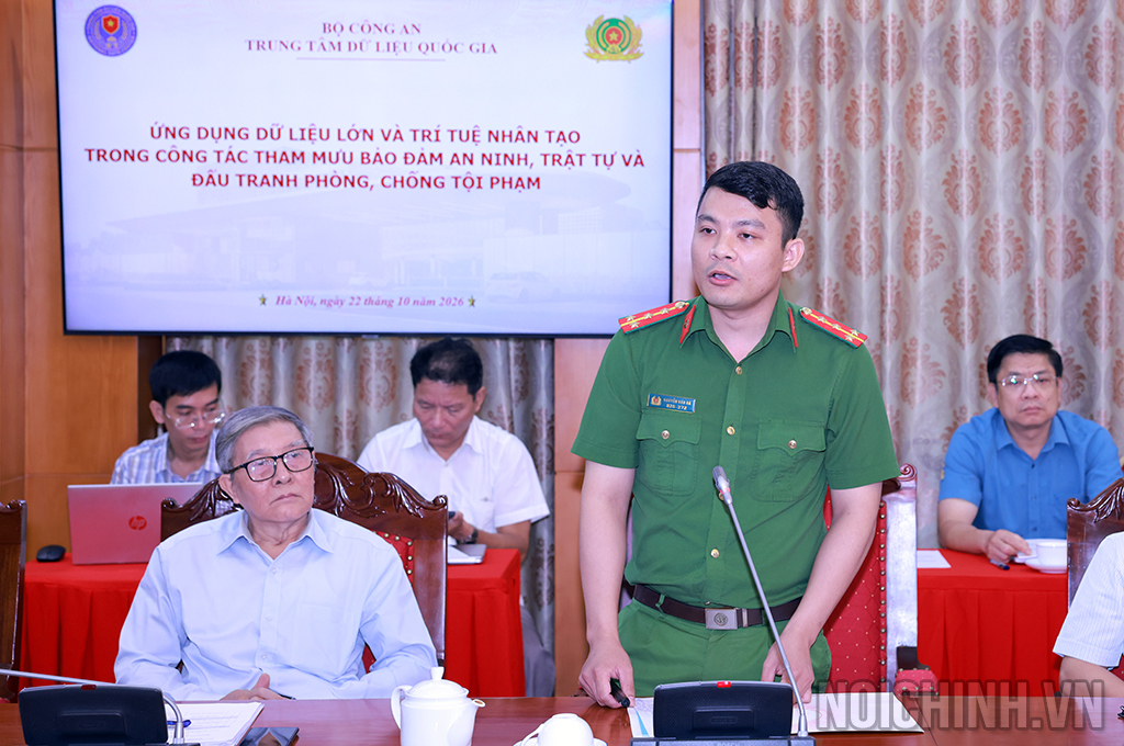 Đại úy Nguyễn Văn Hà, Phòng Tham mưu, Trung tâm dữ liệu quốc gia, Bộ Công an