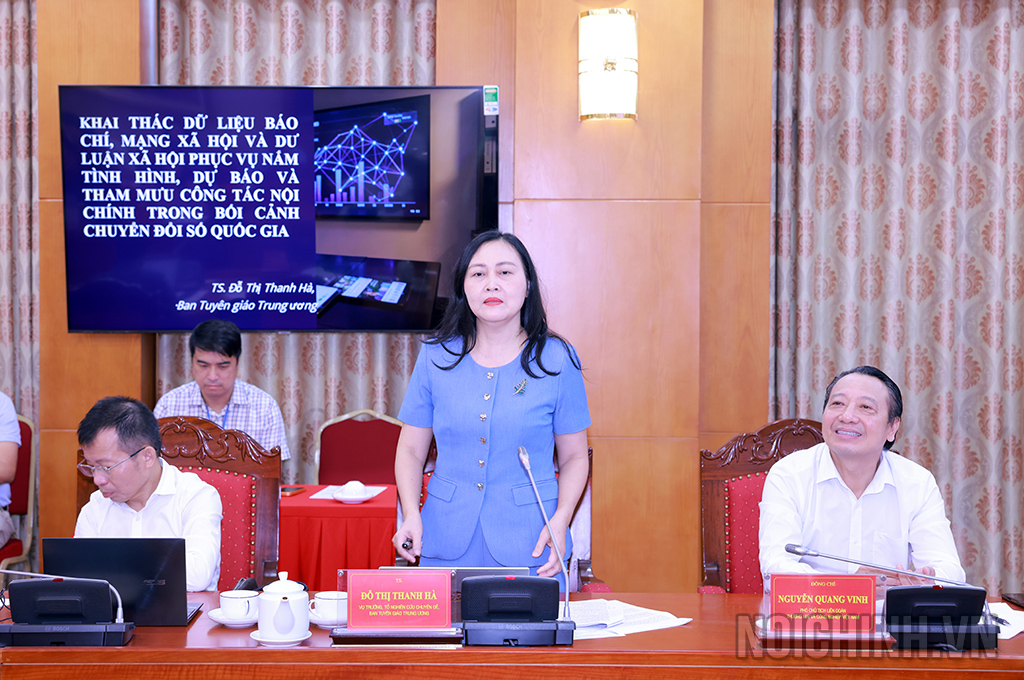 TS. Đỗ Thị Thanh Hà, Ban Tuyên giáo Trung ương