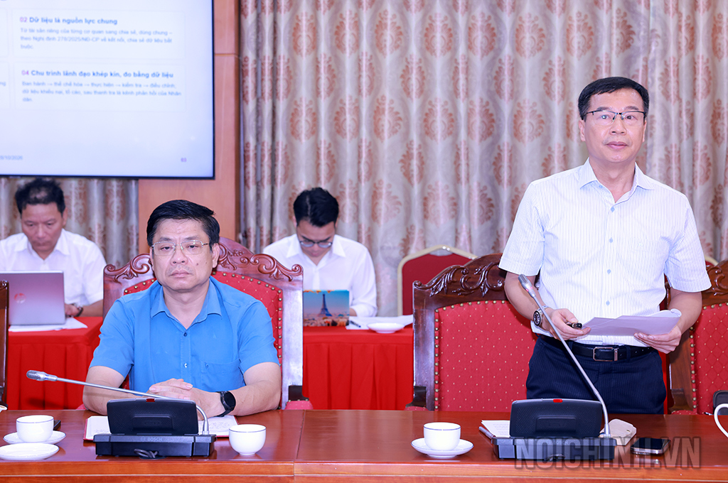 Đồng chí Phạm Hồng Phúc, Phó Vụ trưởng Vụ Kế hoạch - Tài chính, Thanh tra Chính phủ